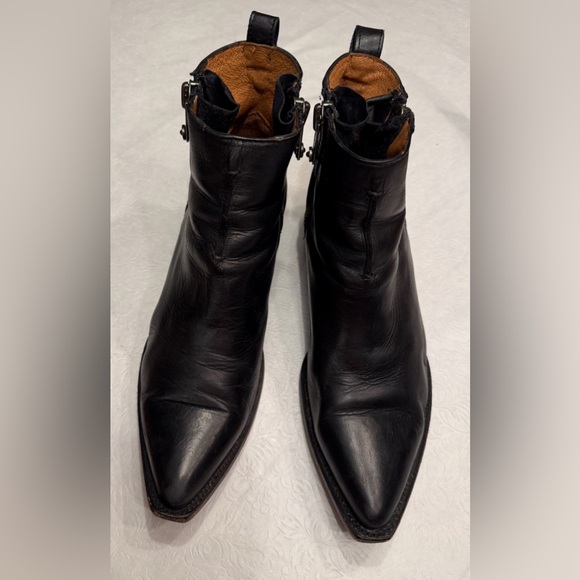 Black Frye Double zip booties - Picture 6 of 11